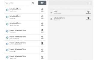 hub planner report columns 50