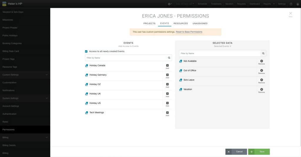 Hub-Planner-Design-Permissions-Events