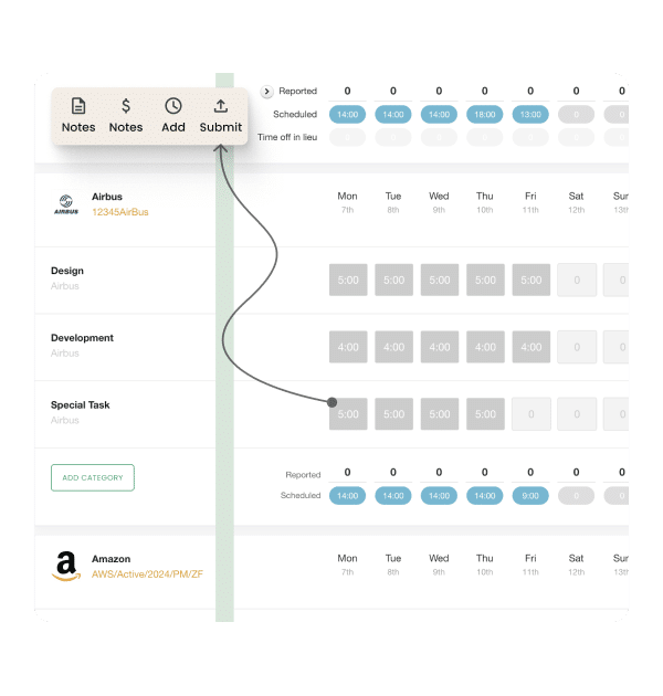 Hub Planner_Timesheets_Hero Hub Planner Timesheets Hero